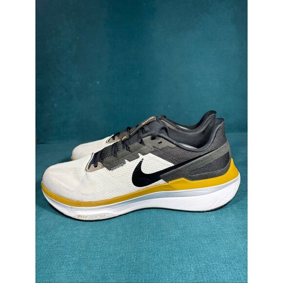 Nike Air Zoom Structure 25 White Black University Gold Running Shoes Men’s Size